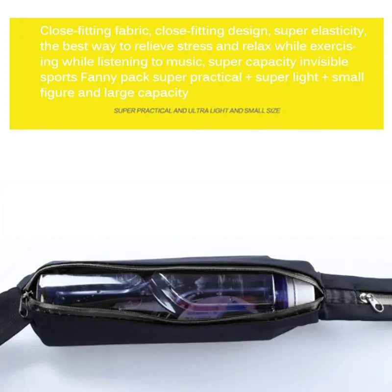 Outdoor Elastic Sports Waist Bag Anti-theft Waterproof Phone Bag