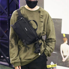 Large Capacity Waist Bag Fanny Pack Unisex Streetwear Chest Bags