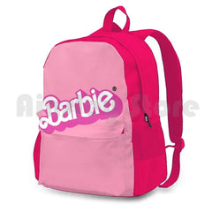 Vintage Pink Hiking Backpack Climbing Sports Bag