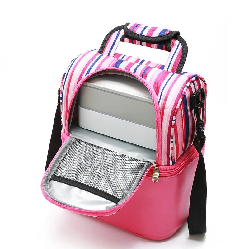 Outdoor Isothermal Bag Food Cooler Men Women Lunch Box Bag for Kids