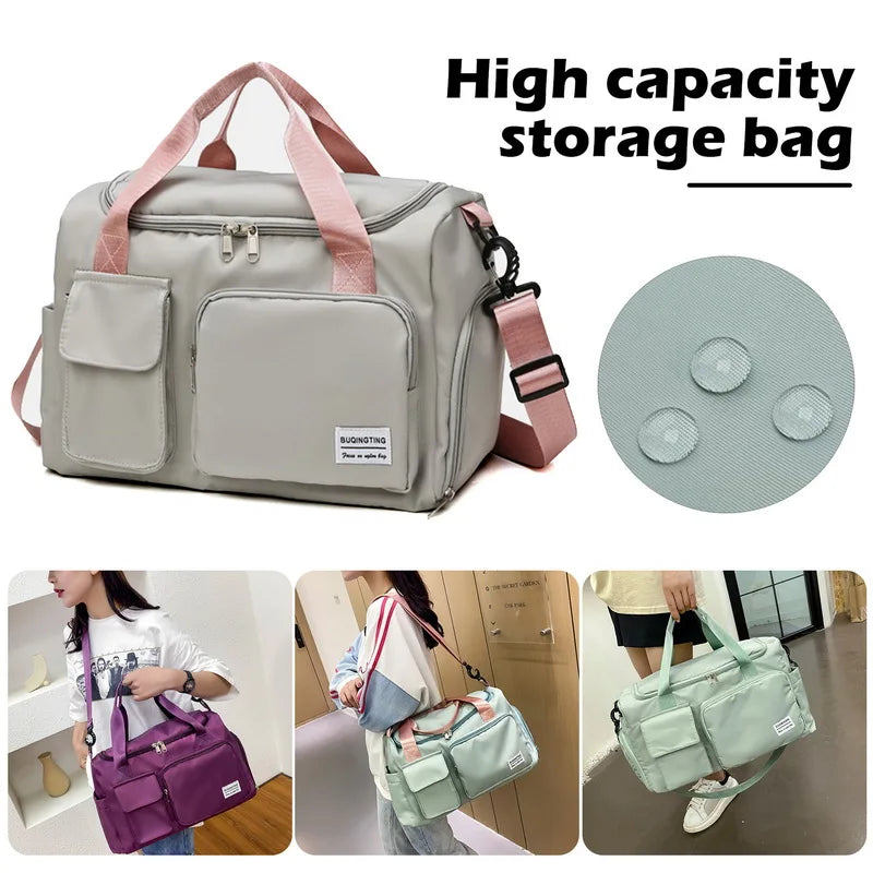 Waterproof Travel Bag Luggage Handbag Yoga Shoulder Bag Sports Gym Bag