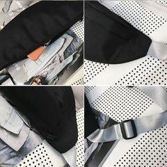 Waterproof Canvas Waist Bag Pack for Men Women Casual Travel Phone Belt Bag