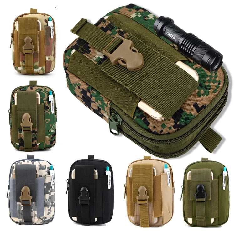 Waterproof Tactical Waist Pack Bum Bag Pouch Military Sport Belt