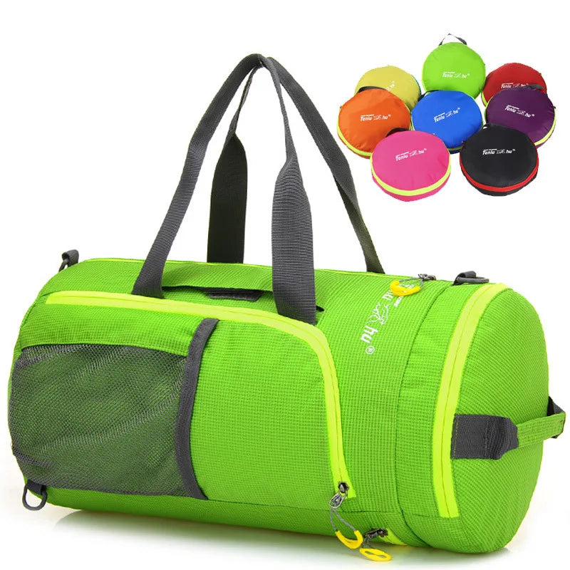 Waterproof Nylon Camping Sports Bags Travel Hiking Packsack