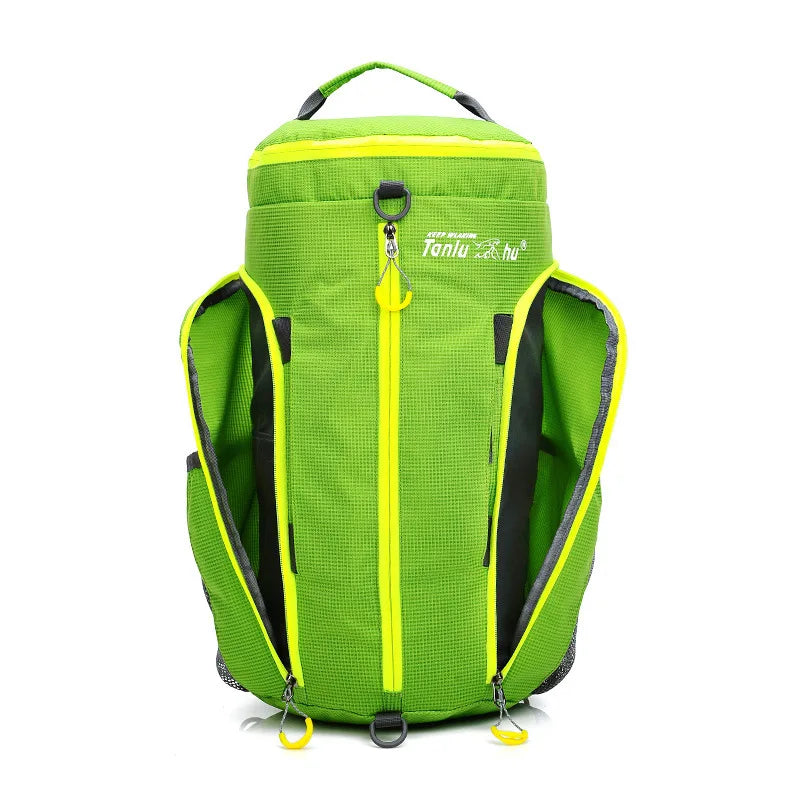 Waterproof Nylon Camping Shoulder Bag Multifunctional Knapsack