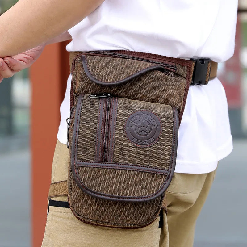 Tactical Belt Bag for Men, Wear Resistant Outdoor Ride Multifunction Fanny Pack