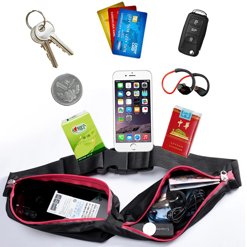 Waterproof Waist Bag Running Cycling Jogging Waist Belt Phone Pouch