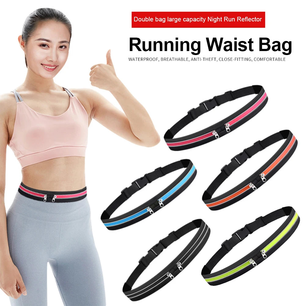 Waterproof Waist Bag Running Cycling Jogging Waist Belt Phone Pouch