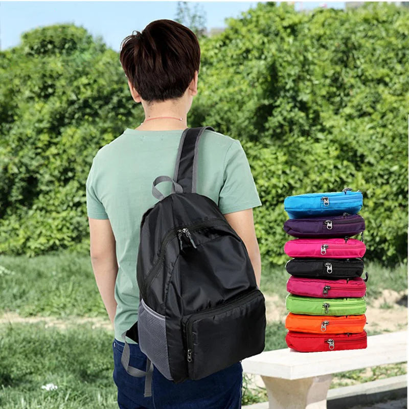 Foldable Backpack Bag for Cycling Camping Hiking Daily Travelling