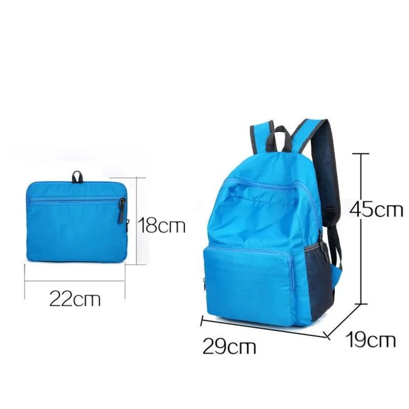 Foldable Backpack Bag for Cycling Camping Hiking Daily Travelling