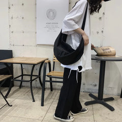 Outdoor Sports Nylon Crossbody Shoulder Bag Large Tote Purse