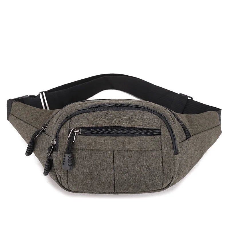 Unisex Outdoor Waist Bag Travel Bum Bag Running Belt Pouch Fanny Pack