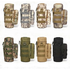 Outdoor Water Bottle Bag Military Fan Attack Tactics Travel Hiking Climbing Acce