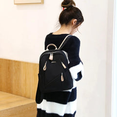 Waterproof Rucksack Daypack Small School Bag for Books Water Bottle