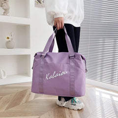 Waterproof Gym Bag Nylon Women Training Fitness Travel Handbag