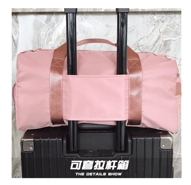 Waterproof Gym Duffle Bag with Shoe Compartment