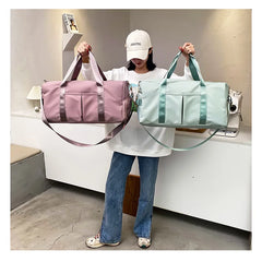 Waterproof Gym Duffle Bag with Shoe Compartment