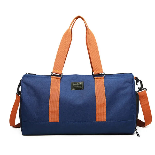 Waterproof Nylon Sports Gym Bags Men Women Training Travel Handbag Sport Bag