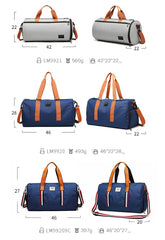 Waterproof Nylon Sports Gym Bags Men Women Training Travel Handbag Sport Bag
