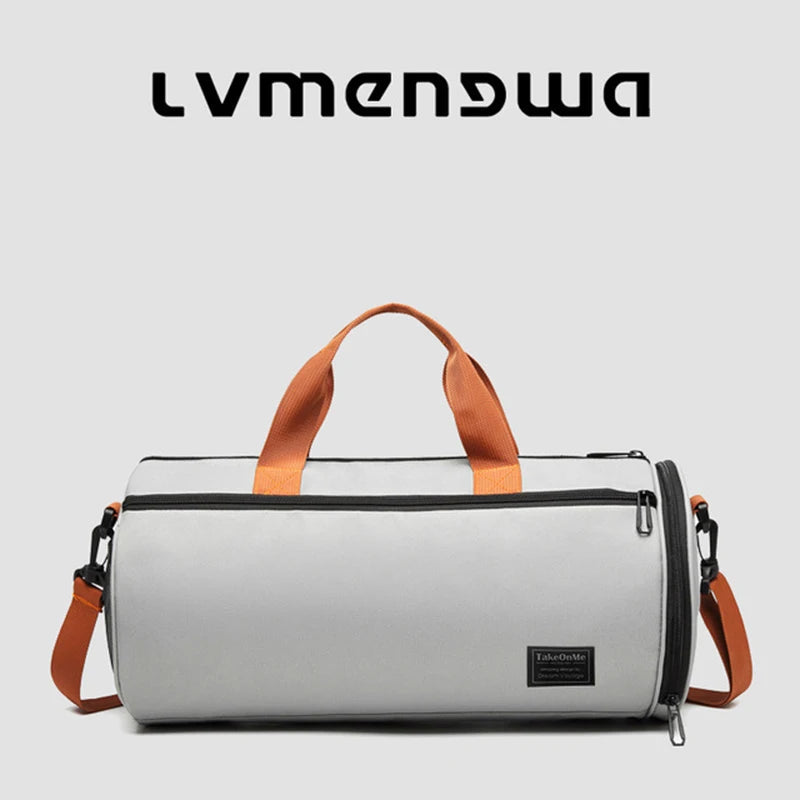 Waterproof Nylon Sports Gym Bags Men Women Training Travel Handbag Sport Bag