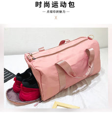 Waterproof Gym Bag with Shoe Compartment Yoga Mat Sport Bag