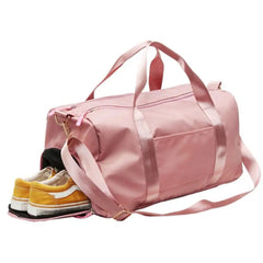 Waterproof Gym Bag with Shoe Compartment for Men Women