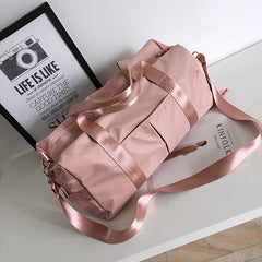 Waterproof Gym Bag with Shoe Compartment for Men and Women