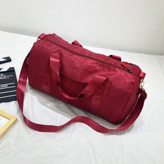 Waterproof Gym Bag with Shoe Compartment Yoga Mat Sport Bag