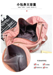Waterproof Gym Bag with Shoe Compartment Yoga Mat Sport Bag