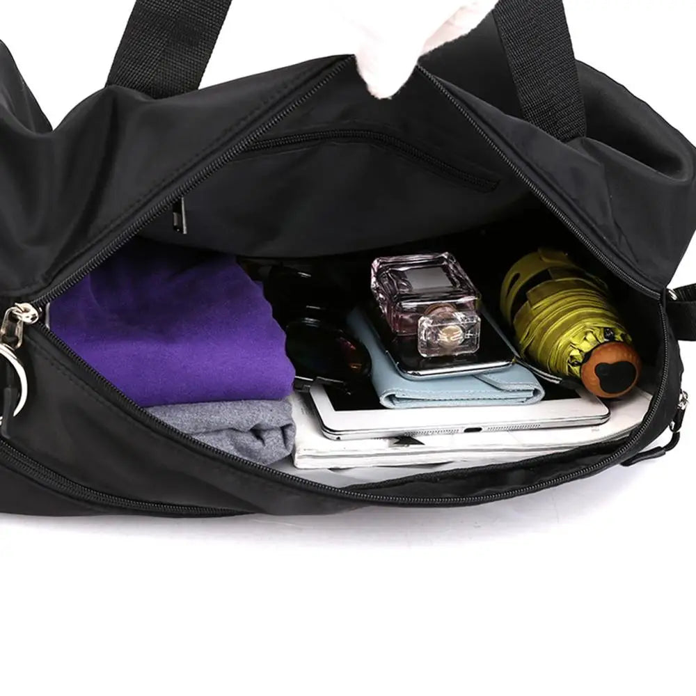 Waterproof Gym Bag with Shoe Compartment for Men Women