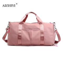 Waterproof Gym Bag with Shoe Compartment for Men Women