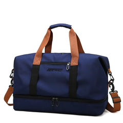 Waterproof Sports Gym Bag Men Women Travel Handbag Yoga Mat Clothing Storage