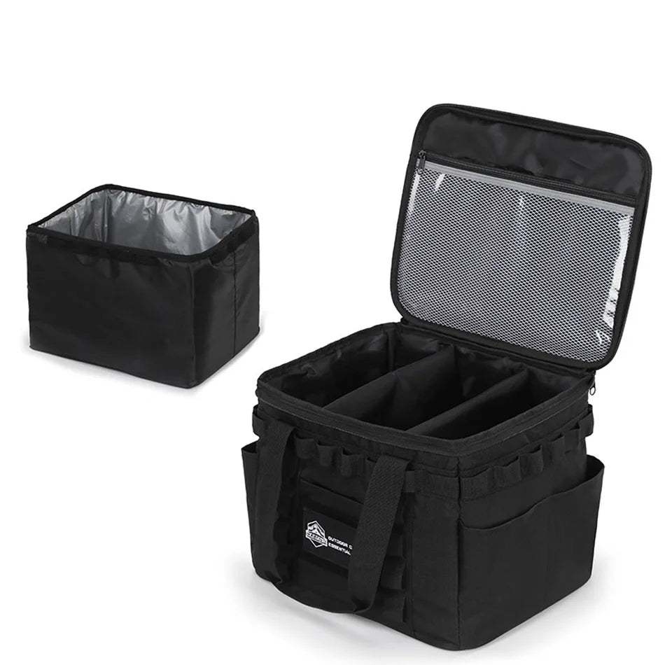 Camping Equipment Storage Bag with Ice Bag