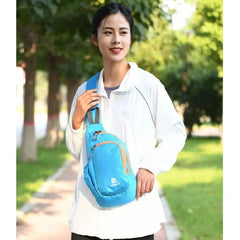 Outdoor Mountaineering Sports Chest Bag Nylon Waterproof Messenger Bag