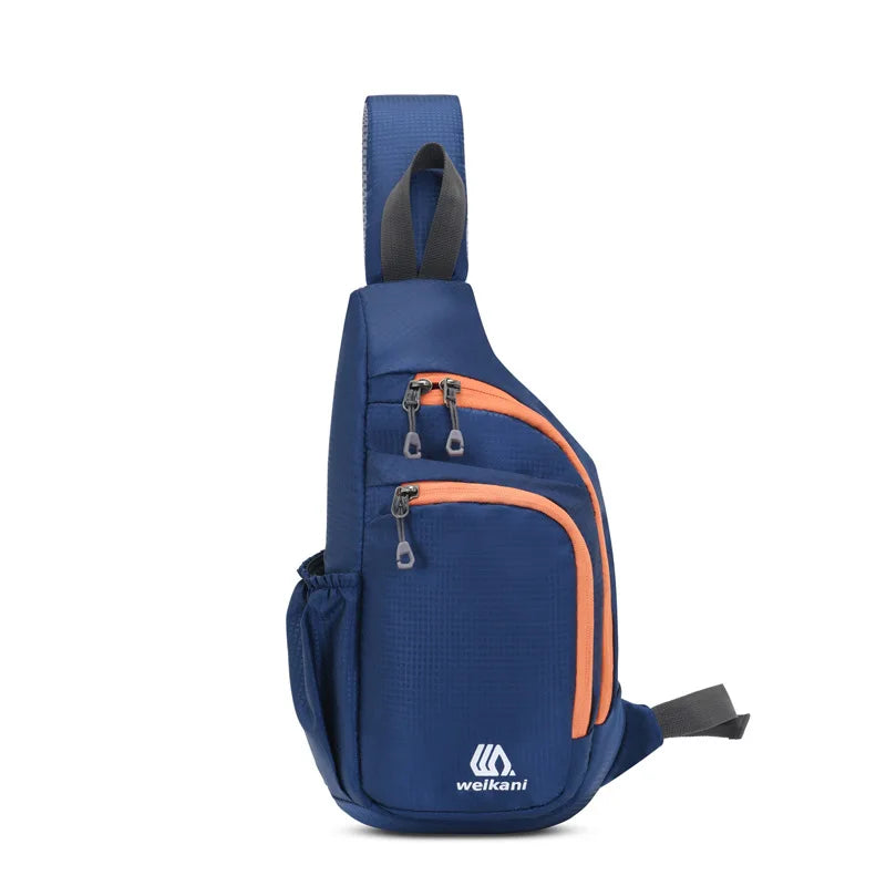 Outdoor Mountaineering Sports Chest Bag Nylon Waterproof Messenger Bag