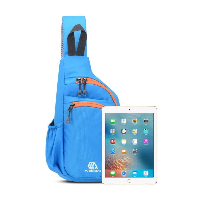 Outdoor Mountaineering Sports Chest Bag Nylon Waterproof Messenger Bag