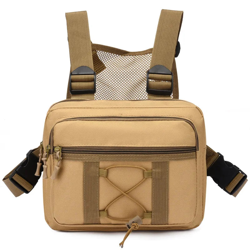 Tactical Chest Bag Running Vest Camouflage Sports Backpack