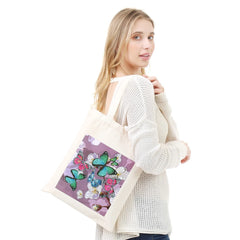 Cotton Canvas Tote Bag 5D Diamond Painting Reusable Grocery Bags