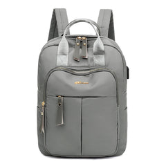 Oxford Cloth Backpack USB Anti-theft Women Student Scho