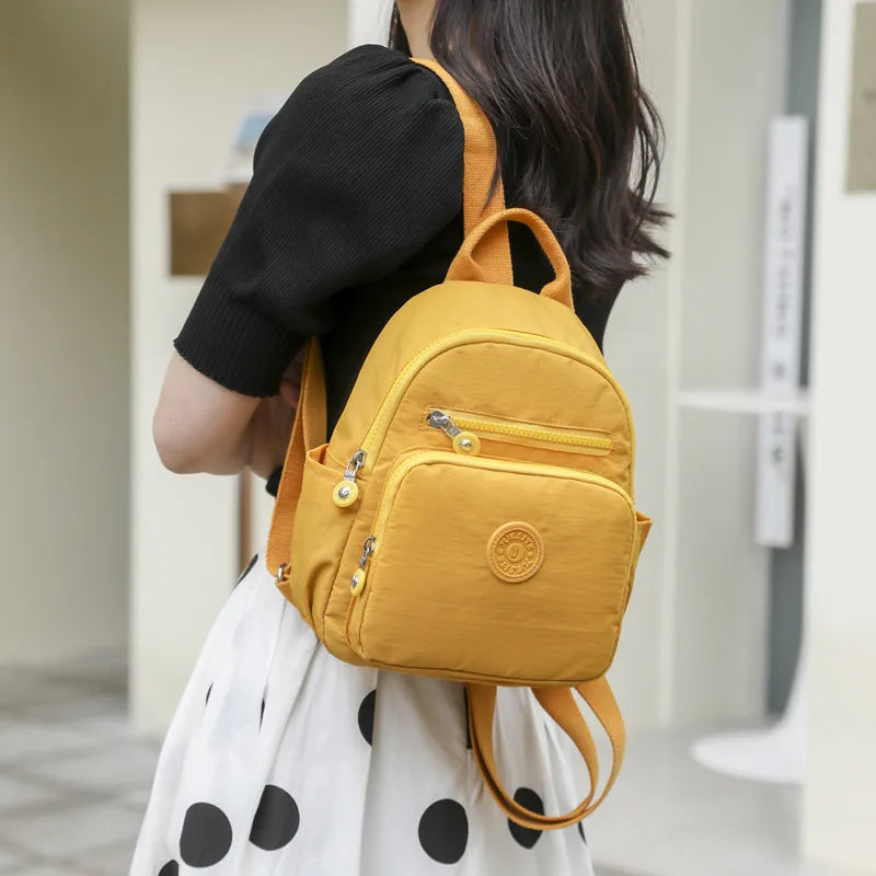 Light Oxford Cloth Backpack Rucksack Ladies Bag School Travel Bag