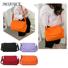 Oxford Cloth Ladies Flip Messenger Crossbody Bag Large Capacity Shoulder Bags