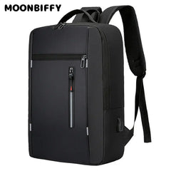 Men's Oxford Cloth Laptop Backpack 15.6 Inch Business School Travel Bag