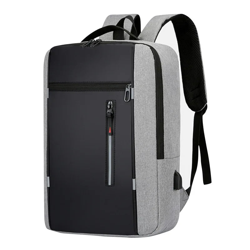 Men's Oxford Cloth Laptop Backpack 15.6 Inch Business School Travel Bag