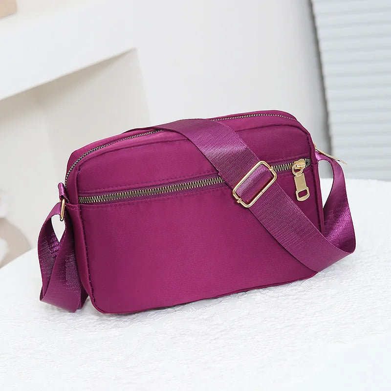 Middle-aged Women's Shoulder Bag Casual Multi-layer Messenger Collection Purse