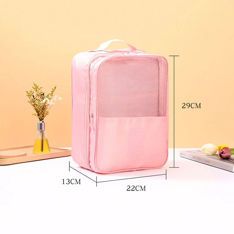 Travel Shoe Bag Oxford Cloth Organizer Storage for Underwear and Clothes