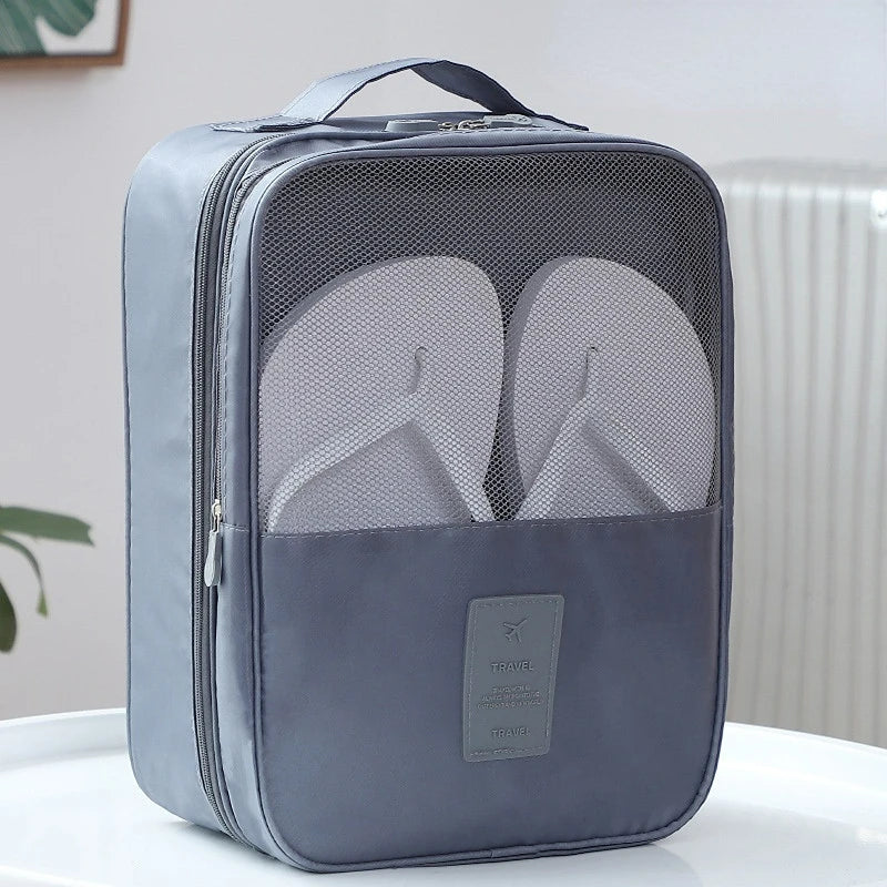 Travel Shoe Bag Oxford Cloth Organizer Storage for Underwear and Clothes