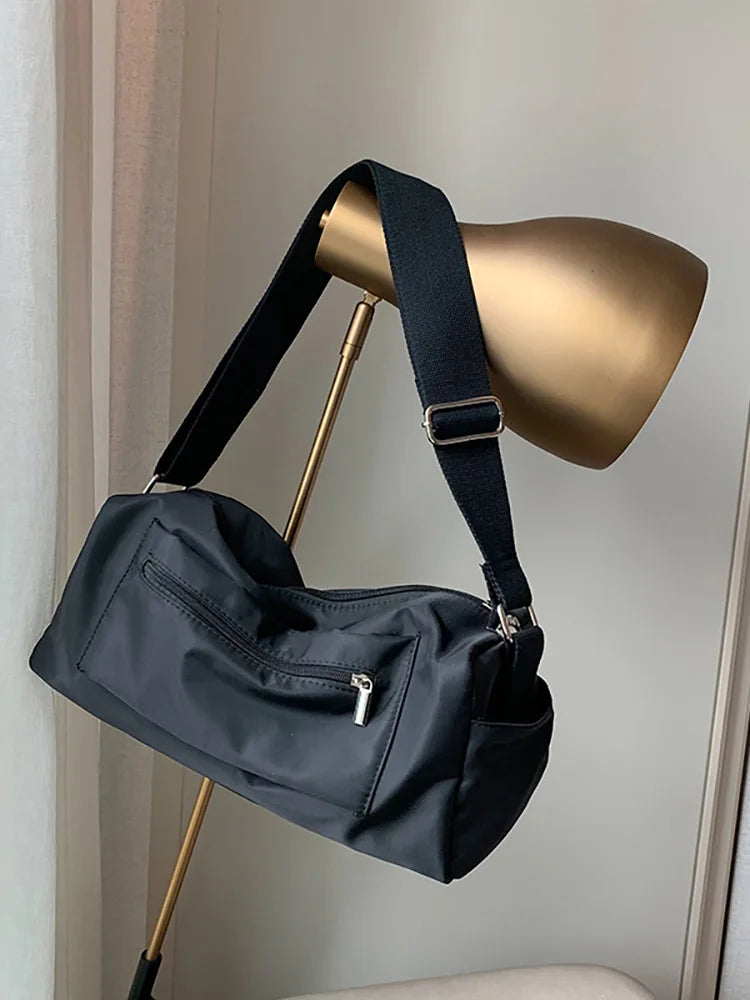 Waterproof Oxford Cloth Shoulder Bag Women Large Capacity Travel Duffle