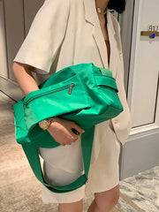Waterproof Oxford Cloth Shoulder Bag Women Large Capacity Travel Duffle