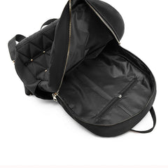 Waterproof Rhombus Backpack Large Capacity for Women
