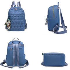 Waterproof Rhombus Backpack Large Capacity for Women